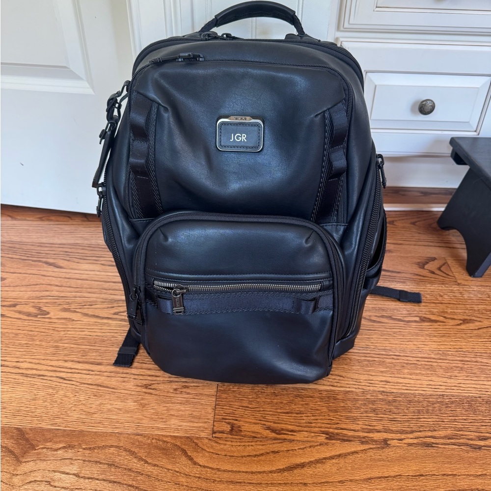 Tumi Alpha Bravo Search Leather Backpack